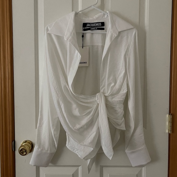 JACQUEMUS LA CHEMISE BAHIA White size 34FR/US XS
